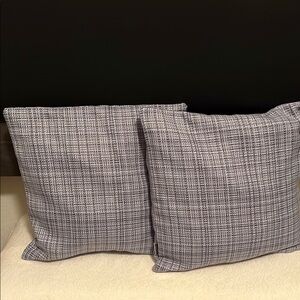 Elegant Blue Throw Pillows NWOT